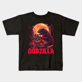 Ramen Godzilla Kids T-Shirt